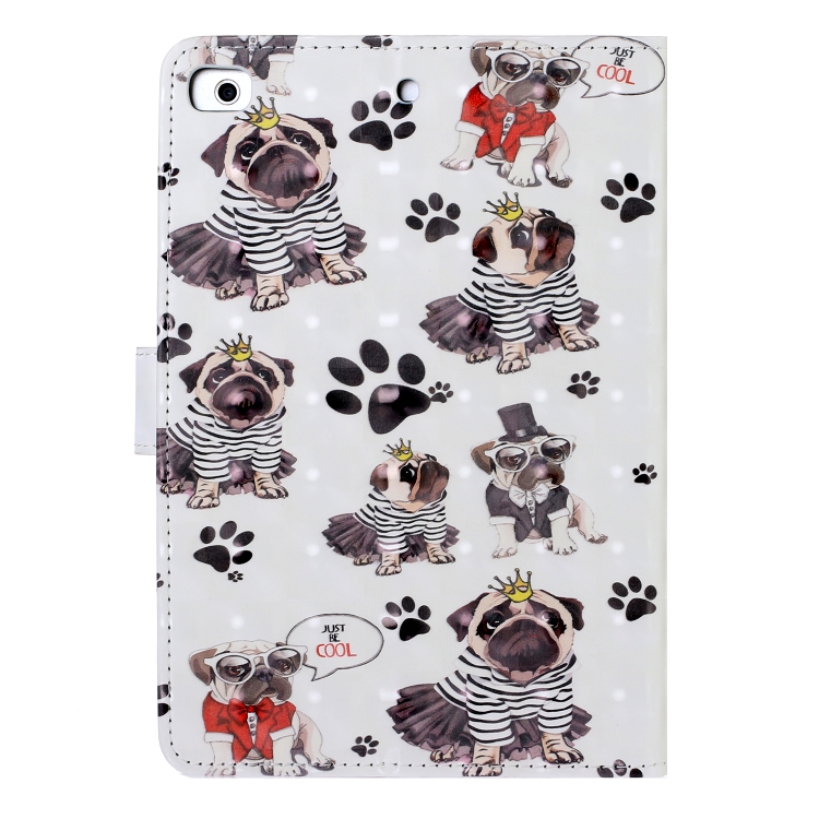iPad mini 1 /2 / 3 / 4 / 5 Colored Drawing Horizontal Flip Leather with Holder & Card Slot & Wallet Sleep / Wake-up Function(Crown Dog) iPad mini 1 /2 / 3 / 4 / 5 Colored Drawing Horizontal Flip Leather with Holder & Card Slot & Wallet Sleep / Wake-up Function(Crown Dog)