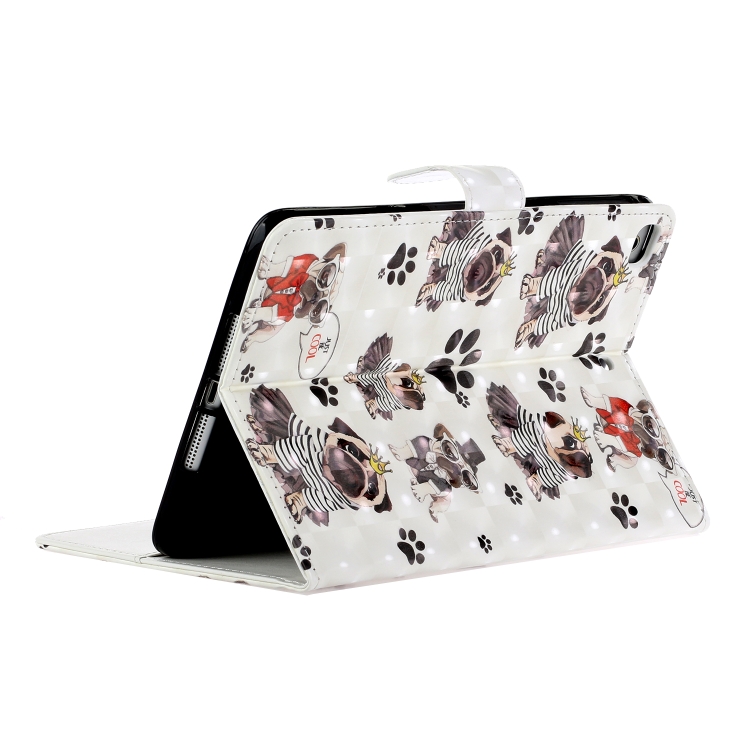 iPad mini 1 /2 / 3 / 4 / 5 Colored Drawing Horizontal Flip Leather with Holder & Card Slot & Wallet Sleep / Wake-up Function(Crown Dog) iPad mini 1 /2 / 3 / 4 / 5 Colored Drawing Horizontal Flip Leather with Holder & Card Slot & Wallet Sleep / Wake-up Function(Crown Dog)