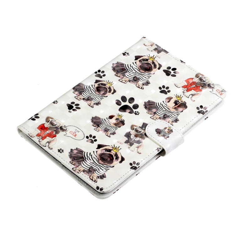 iPad mini 1 /2 / 3 / 4 / 5 Colored Drawing Horizontal Flip Leather with Holder & Card Slot & Wallet Sleep / Wake-up Function(Crown Dog) iPad mini 1 /2 / 3 / 4 / 5 Colored Drawing Horizontal Flip Leather with Holder & Card Slot & Wallet Sleep / Wake-up Function(Crown Dog)