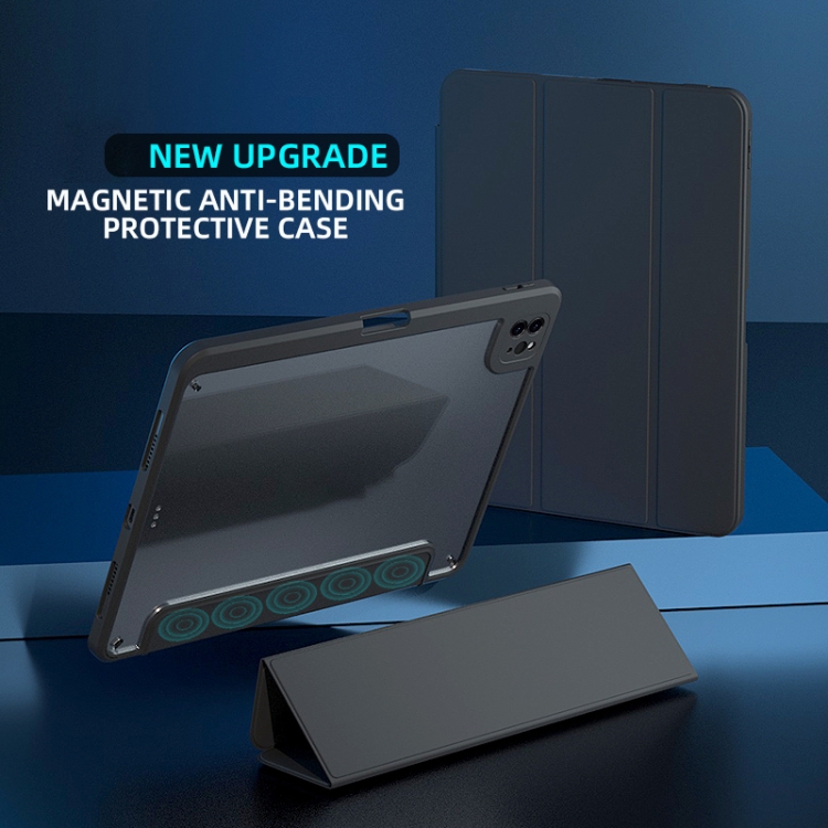 Magnetic Split Leather Smart Tablet Case For iPad 9.7 2017 / 2018(Black) Magnetic Split Leather Smart Tablet Case For iPad 9.7 2017 / 2018(Black)