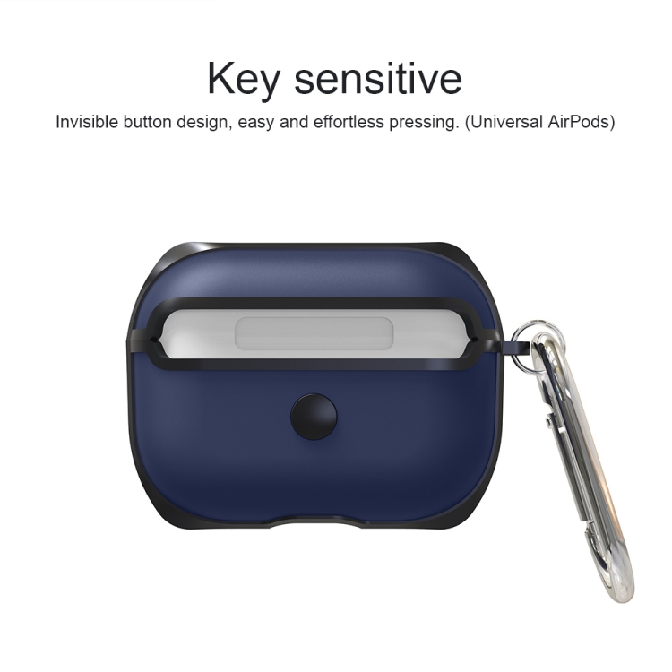 APC002 For AirPods Pro PC + TPU Earphone Protective Case with Hook(Black + Yellow) APC002 For AirPods Pro PC + TPU Earphone Protective Case with Hook(Black + Yellow)
