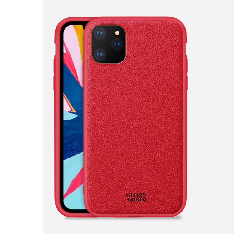For iPhone 11 Pro Max X-level Glory Series Non-slip All-inclusive Case(Leather Red) For iPhone 11 Pro Max X-level Glory Series Non-slip All-inclusive Case(Leather Red)