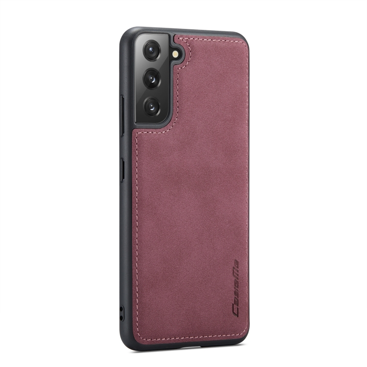 For Samsung Galaxy S22 5G CaseMe 018 Detachable Multi-functional Leather Phone Case(Red) For Samsung Galaxy S22 5G CaseMe 018 Detachable Multi-functional Leather Phone Case(Red)