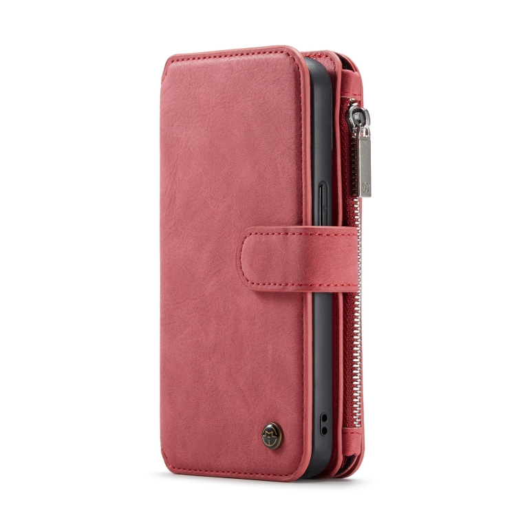 For iPhone 13 mini CaseMe 007 Multifunctional Detachable Billfold Phone Leather Case (Red) For iPhone 13 mini CaseMe 007 Multifunctional Detachable Billfold Phone Leather Case (Red)