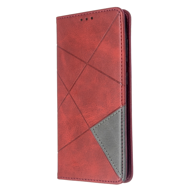 For Galaxy S20 Rhombus Texture Horizontal Flip Magnetic Leather Case with Holder & Card Slots(Red) For Galaxy S20 Rhombus Texture Horizontal Flip Magnetic Leather Case with Holder & Card Slots(Red)