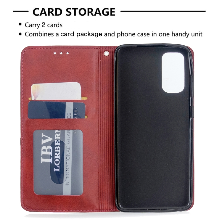 For Galaxy S20 Rhombus Texture Horizontal Flip Magnetic Leather Case with Holder & Card Slots(Red) For Galaxy S20 Rhombus Texture Horizontal Flip Magnetic Leather Case with Holder & Card Slots(Red)