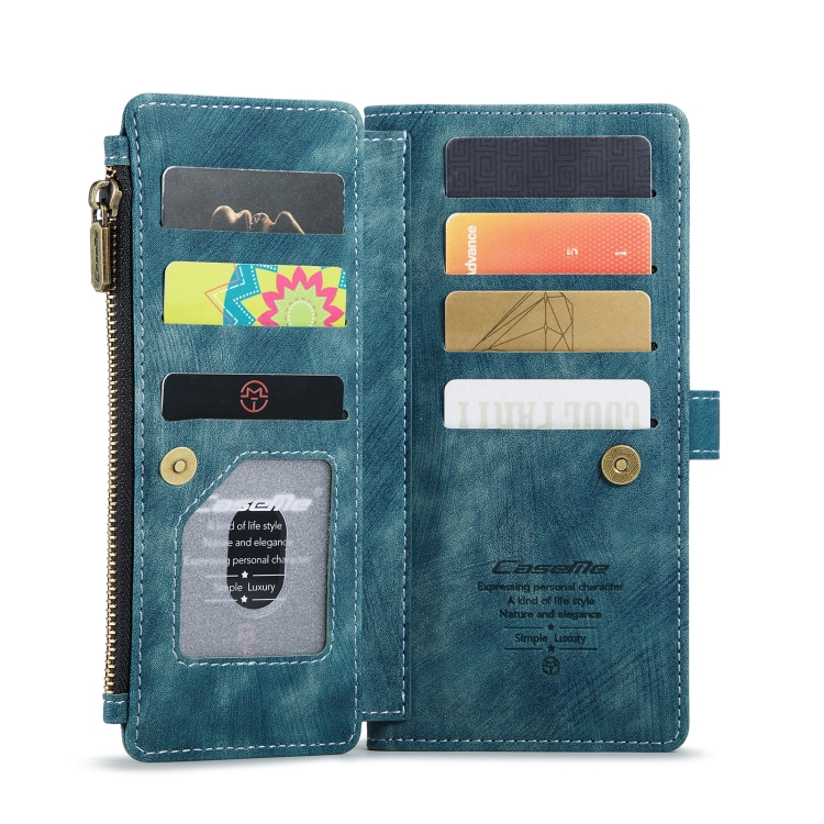 For Samsung Galaxy S22 5G CaseMe C30 Multifunctional Phone Leather Case with Holder & Card Slot & Wallet(Blue) For Samsung Galaxy S22 5G CaseMe C30 Multifunctional Phone Leather Case with Holder & Card Slot & Wallet(Blue)
