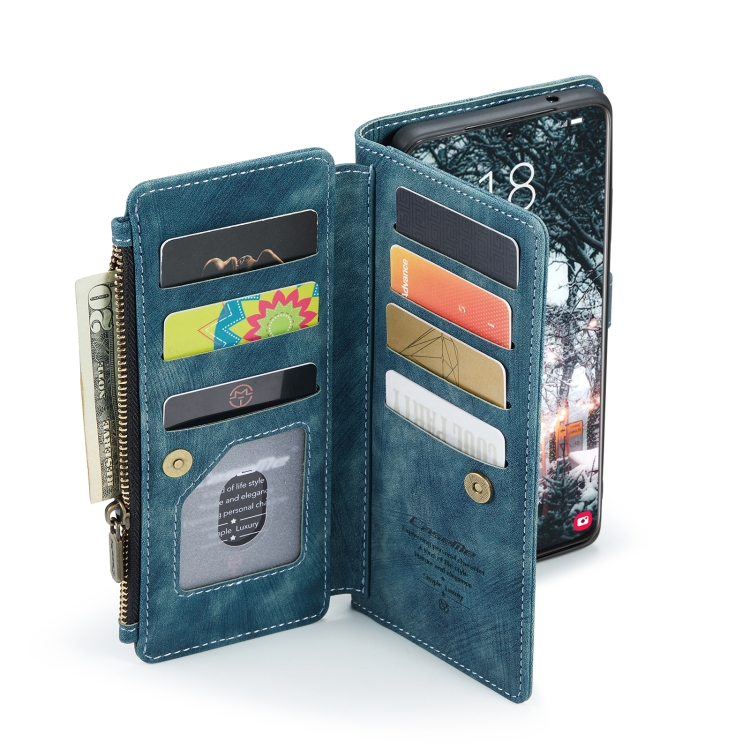For Samsung Galaxy S22 5G CaseMe C30 Multifunctional Phone Leather Case with Holder & Card Slot & Wallet(Blue) For Samsung Galaxy S22 5G CaseMe C30 Multifunctional Phone Leather Case with Holder & Card Slot & Wallet(Blue)