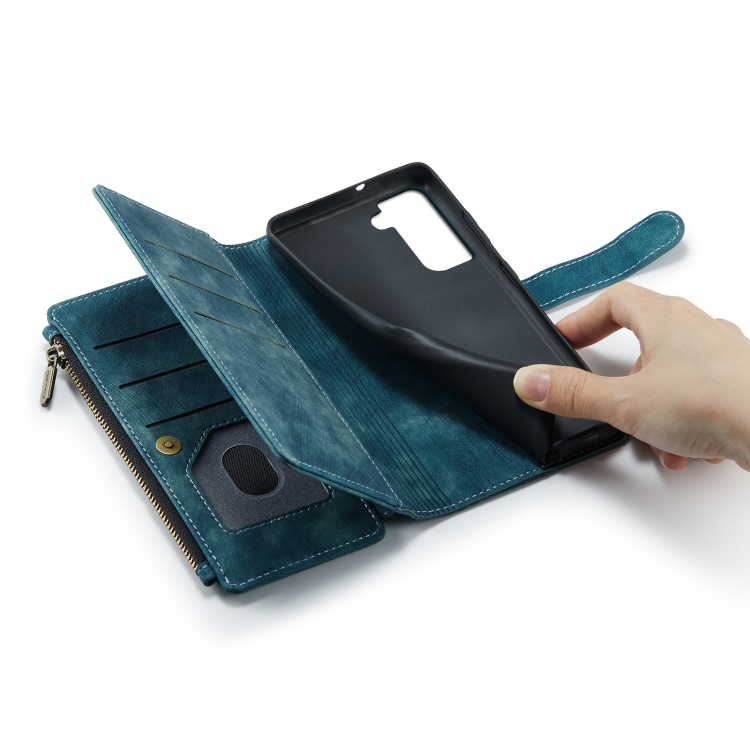 For Samsung Galaxy S22 5G CaseMe C30 Multifunctional Phone Leather Case with Holder & Card Slot & Wallet(Blue) For Samsung Galaxy S22 5G CaseMe C30 Multifunctional Phone Leather Case with Holder & Card Slot & Wallet(Blue)