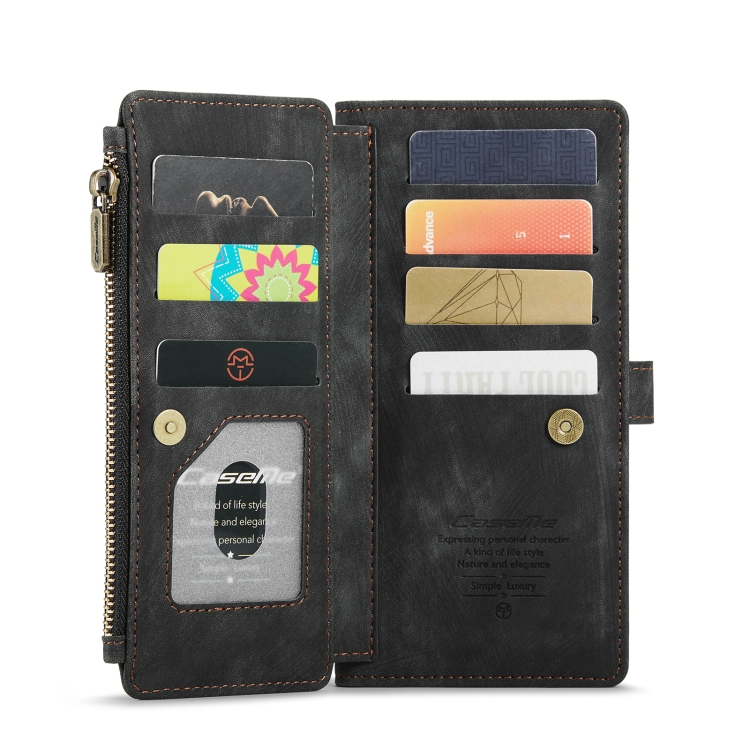 For Samsung Galaxy S22+ 5G CaseMe C30 Multifunctional Phone Leather Case with Holder & Card Slot & Wallet(Black) For Samsung Galaxy S22+ 5G CaseMe C30 Multifunctional Phone Leather Case with Holder & Card Slot & Wallet(Black)