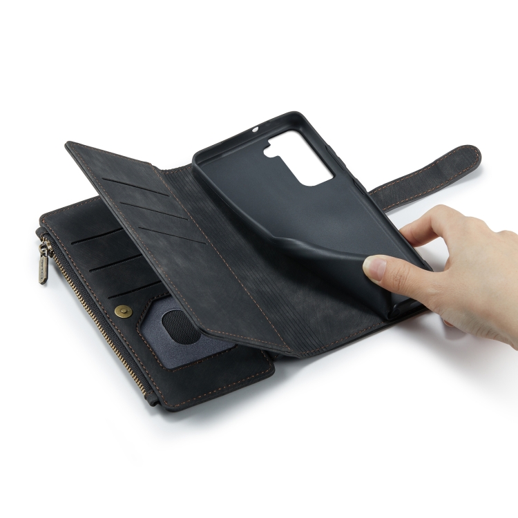 For Samsung Galaxy S22+ 5G CaseMe C30 Multifunctional Phone Leather Case with Holder & Card Slot & Wallet(Black) For Samsung Galaxy S22+ 5G CaseMe C30 Multifunctional Phone Leather Case with Holder & Card Slot & Wallet(Black)