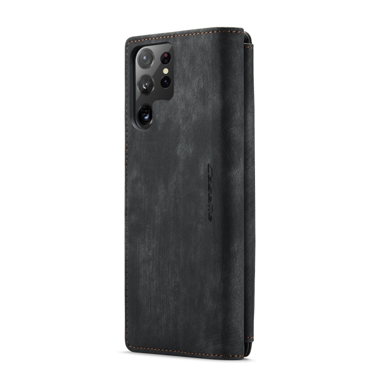 For Samsung Galaxy S22 Ultra 5G CaseMe C30 Multifunctional Phone Leather Case with Holder & Card Slot & Wallet(Black) For Samsung Galaxy S22 Ultra 5G CaseMe C30 Multifunctional Phone Leather Case with Holder & Card Slot & Wallet(Black)