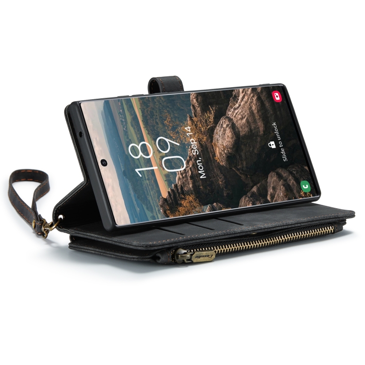 For Samsung Galaxy S22 Ultra 5G CaseMe C30 Multifunctional Phone Leather Case with Holder & Card Slot & Wallet(Black) For Samsung Galaxy S22 Ultra 5G CaseMe C30 Multifunctional Phone Leather Case with Holder & Card Slot & Wallet(Black)