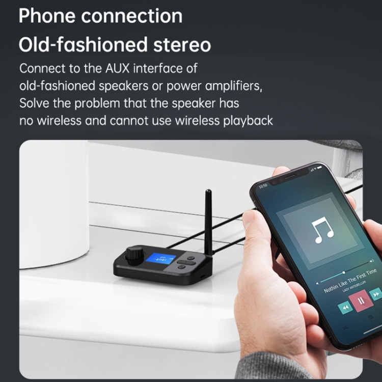 C41 3 in 1 Optical Fiber Bluetooth 5.0 Audio Adapter Receiver Transmitter with LCD Screen C41 3 in 1 Optical Fiber Bluetooth 5.0 Audio Adapter Receiver Transmitter with LCD Screen