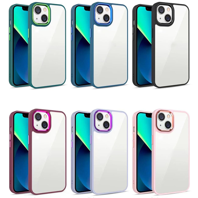 For iPhone 13 3 in 1 Electroplated Acrylic Phone Case(Wine Red) For iPhone 13 3 in 1 Electroplated Acrylic Phone Case(Wine Red)
