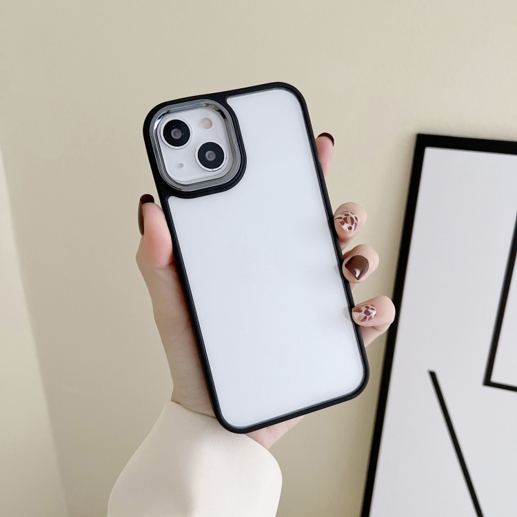 For iPhone 11 3 in 1 Electroplated Acrylic Phone Case (Black) For iPhone 11 3 in 1 Electroplated Acrylic Phone Case (Black)