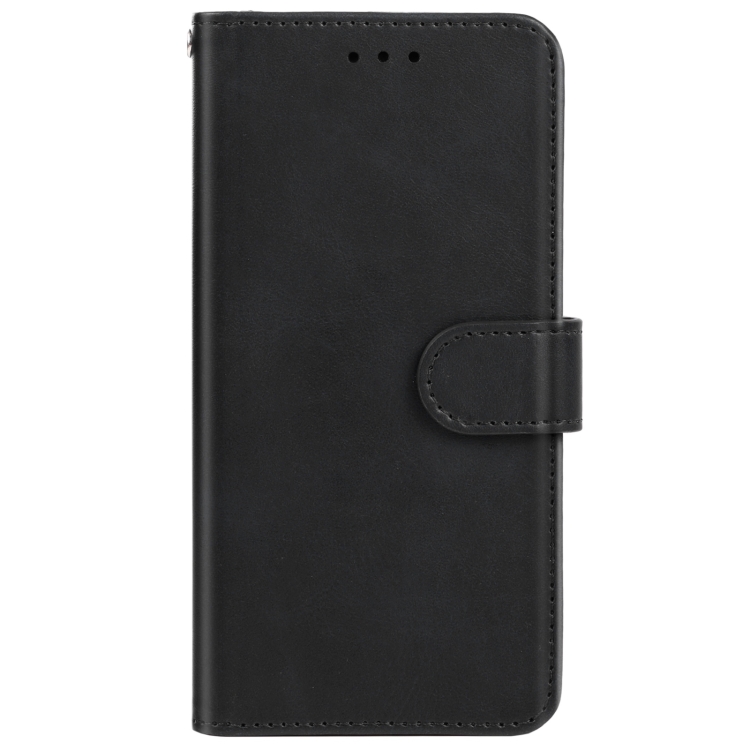 Funda telefónica de cuero para Samsung Galaxy A52S 5G (Negro)