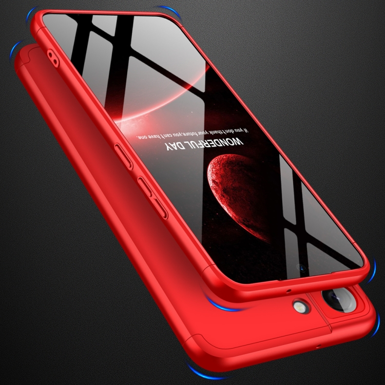 For Samsung Galaxy S22 5G GKK Three Stage Splicing PC Phone Case(Red) For Samsung Galaxy S22 5G GKK Three Stage Splicing PC Phone Case(Red)
