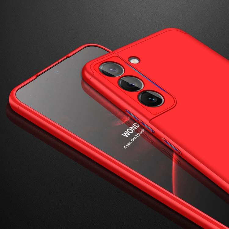 For Samsung Galaxy S22 5G GKK Three Stage Splicing PC Phone Case(Red) For Samsung Galaxy S22 5G GKK Three Stage Splicing PC Phone Case(Red)