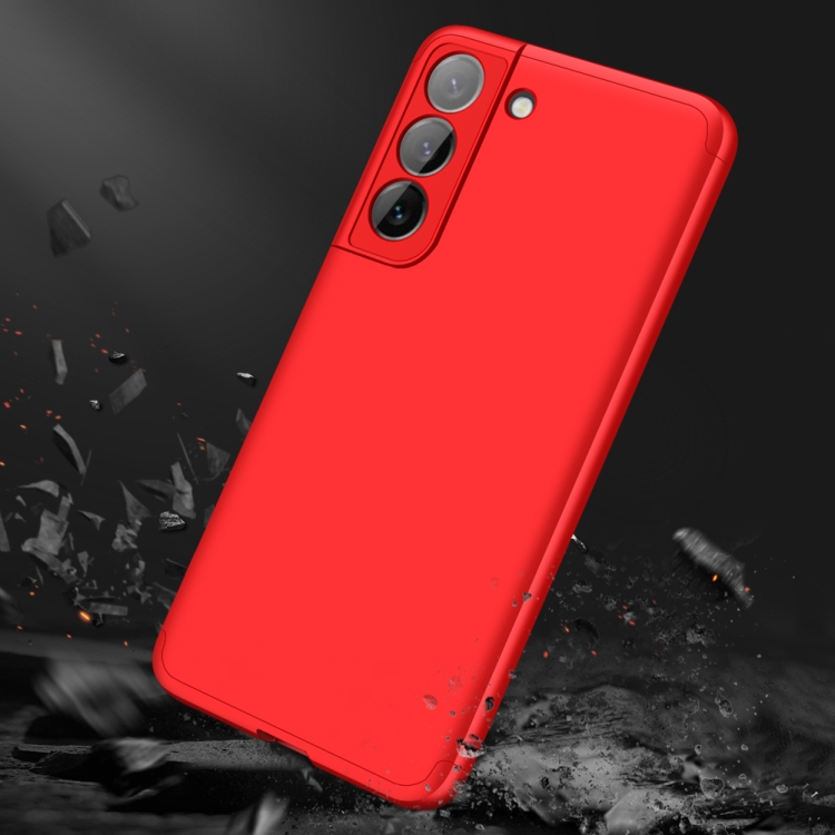 For Samsung Galaxy S22 5G GKK Three Stage Splicing PC Phone Case(Red) For Samsung Galaxy S22 5G GKK Three Stage Splicing PC Phone Case(Red)