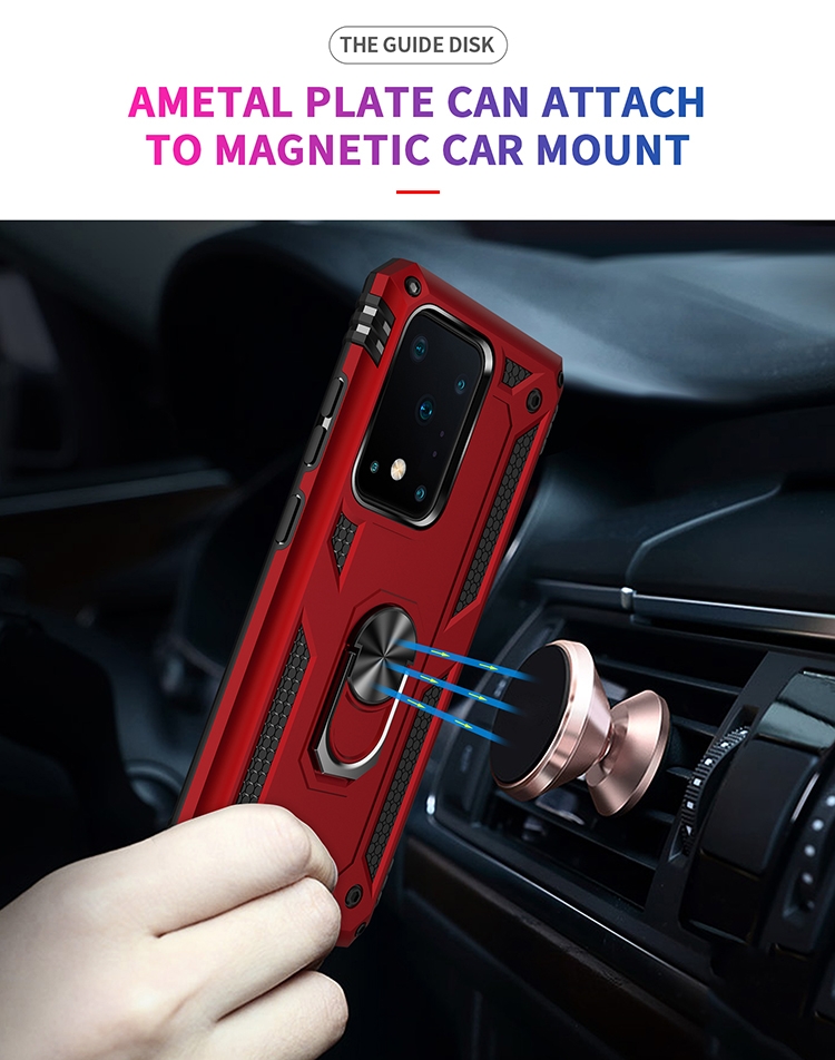 For Galaxy S20 Ultra Shockproof TPU + PC Protective Case with 360 Degree Rotating Holder(Silver) For Galaxy S20 Ultra Shockproof TPU + PC Protective Case with 360 Degree Rotating Holder(Silver)