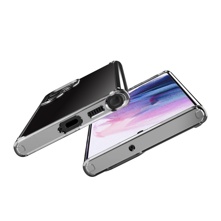 For Samsung Galaxy S22 5G Crystal Clear Series PC + TPU Phone Case(Transparent) For Samsung Galaxy S22 5G Crystal Clear Series PC + TPU Phone Case(Transparent)