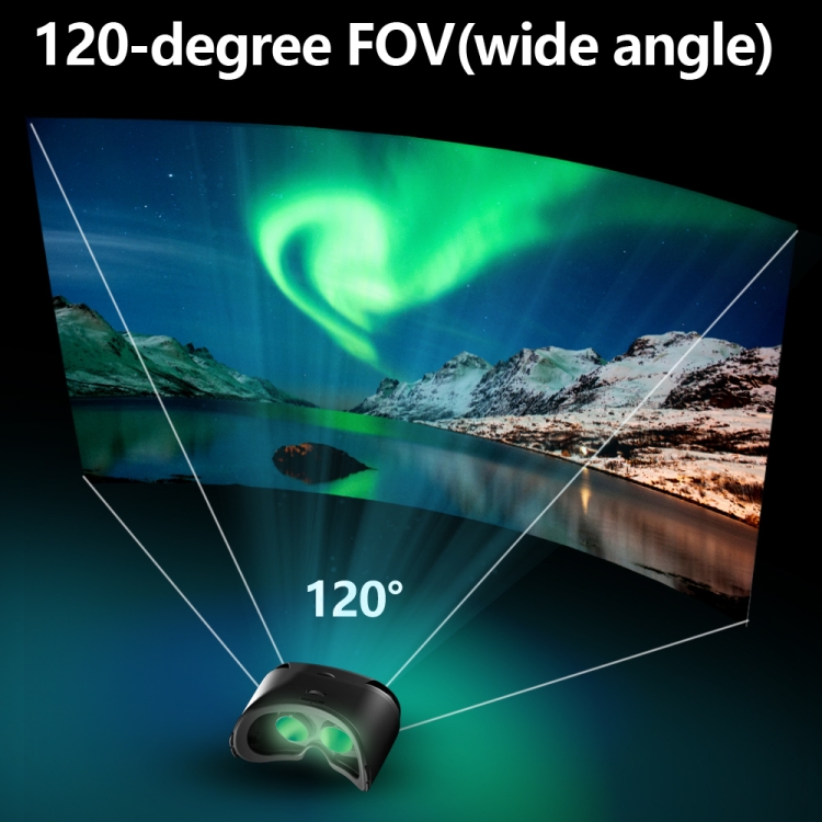 VRG Pro X7 Blu-ray Eye Glass VR VR para teléfonos móviles de 5-7 pulgadas - 3