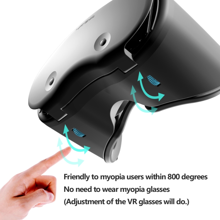 VRG Pro X7 Blu-ray Eye Glass VR VR para teléfonos móviles de 5-7 pulgadas - 4