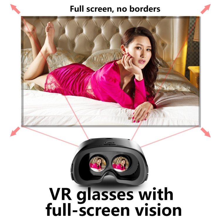 VRG Pro X7 Blu-ray Eye Glass VR VR para teléfonos móviles de 5-7 pulgadas - 5