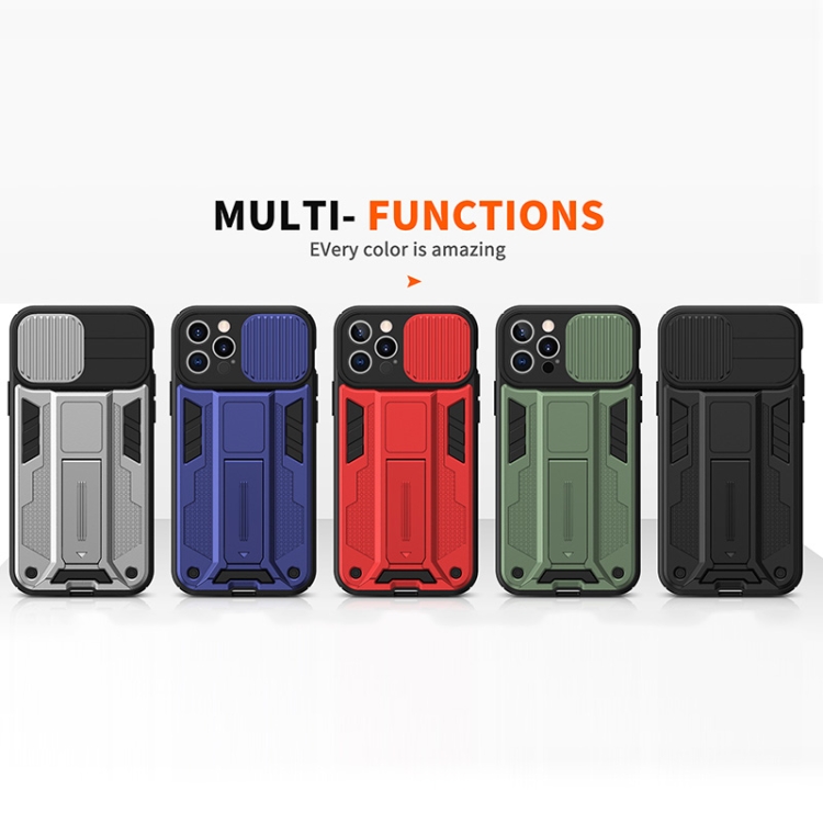 For iPhone 12 Sliding Camera Cover Design Phone Case(Silver) For iPhone 12 Sliding Camera Cover Design Phone Case(Silver)