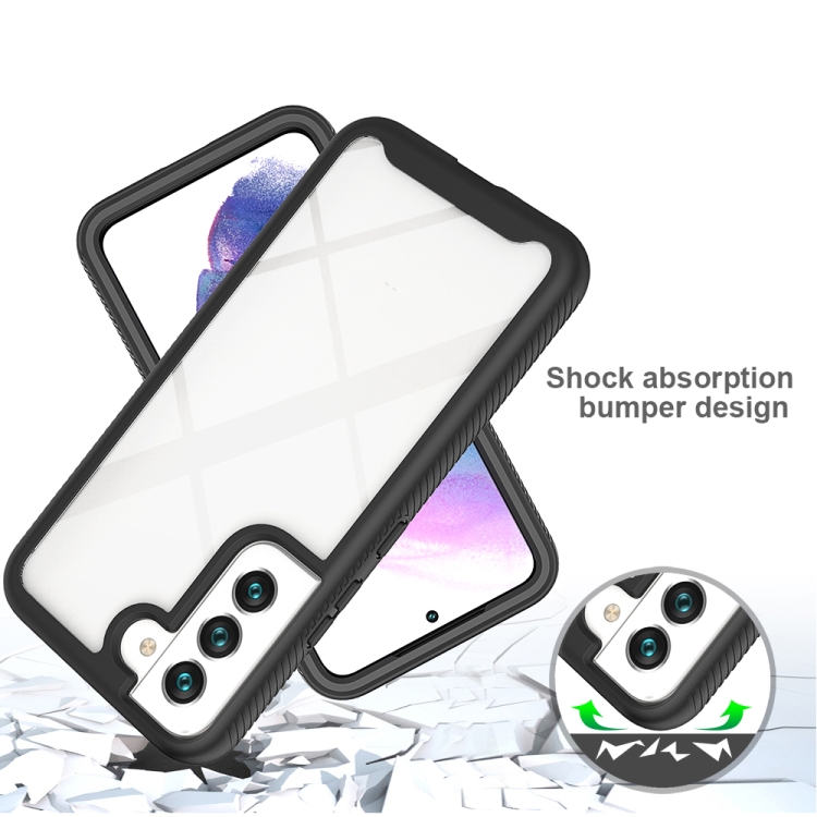 For Samsung Galaxy S22 5G Starry Sky Full Body Hybrid Shockproof Phone Case(Black) For Samsung Galaxy S22 5G Starry Sky Full Body Hybrid Shockproof Phone Case(Black)