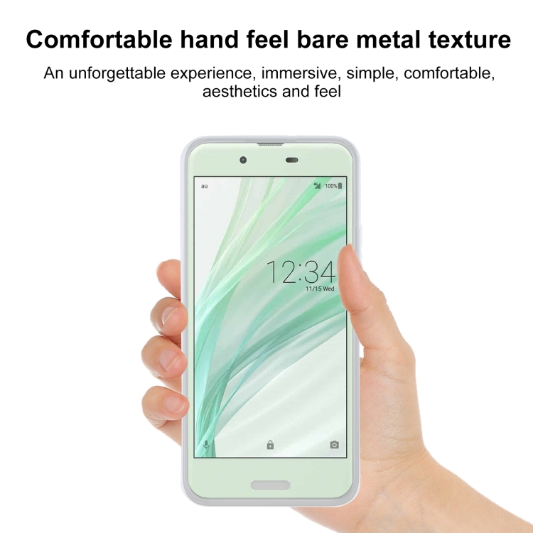 TPU Phone Case For Sharp Aquos Sense SHV40(Transparent White)