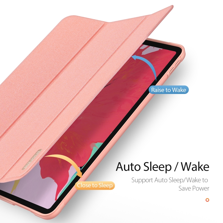 For iPad Pro 11 (2020) DUX DUCIS Domo Series Horizontal Flip Magnetic PU Leather Case with Three-folding Holder & Pen Slot(Pink) For iPad Pro 11 (2020) DUX DUCIS Domo Series Horizontal Flip Magnetic PU Leather Case with Three-folding Holder & Pen Slot(Pink)