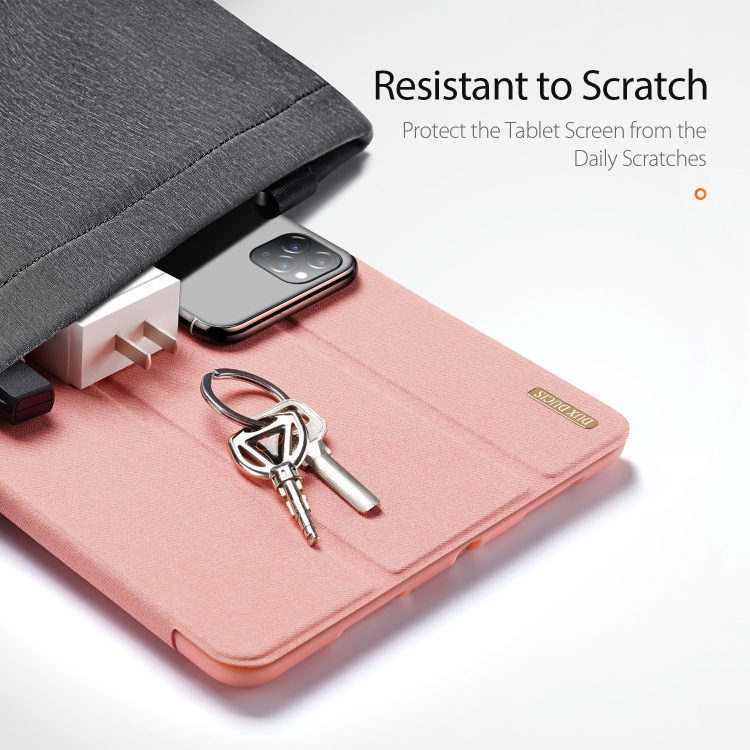 For iPad Pro 11 (2020) DUX DUCIS Domo Series Horizontal Flip Magnetic PU Leather Case with Three-folding Holder & Pen Slot(Pink) For iPad Pro 11 (2020) DUX DUCIS Domo Series Horizontal Flip Magnetic PU Leather Case with Three-folding Holder & Pen Slot(Pink)