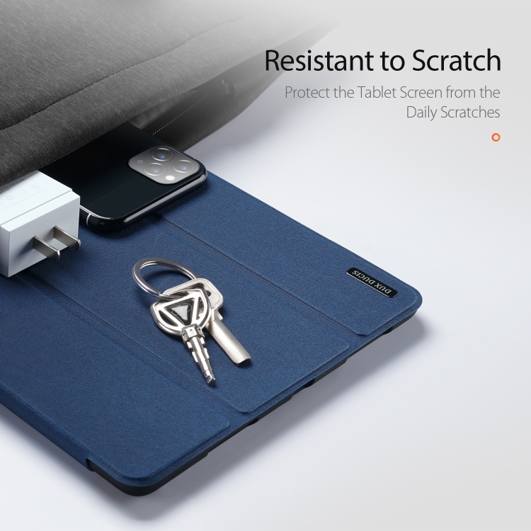For iPad Pro 12.9 (2020) DUX DUCIS Domo Series Horizontal Flip Magnetic PU Leather Tablet Case with Three-folding Holder & Pen Slot(Blue) For iPad Pro 12.9 (2020) DUX DUCIS Domo Series Horizontal Flip Magnetic PU Leather Tablet Case with Three-folding Holder & Pen Slot(Blue)