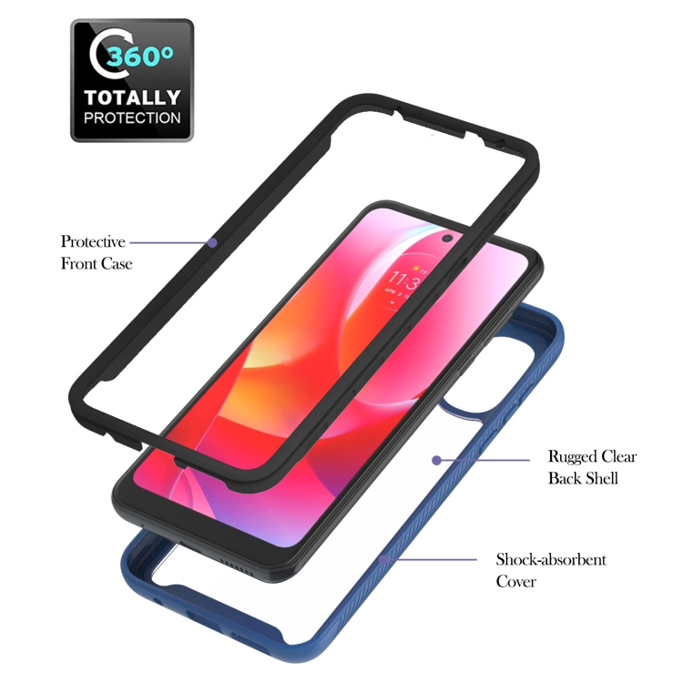 For Samsung Galaxy S22 Ultra Shockproof PC + TPU Phone Case with Ring Holder(Blue) For Samsung Galaxy S22 Ultra Shockproof PC + TPU Phone Case with Ring Holder(Blue)