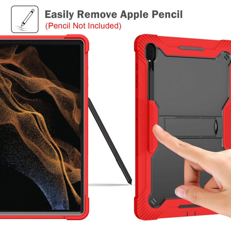 For Samsung Galaxy Tab S9 Ultra / S8 Ultra Silicone + PC Shockproof Protective Tablet Case(Red + Black) For Samsung Galaxy Tab S9 Ultra / S8 Ultra Silicone + PC Shockproof Protective Tablet Case(Red + Black)