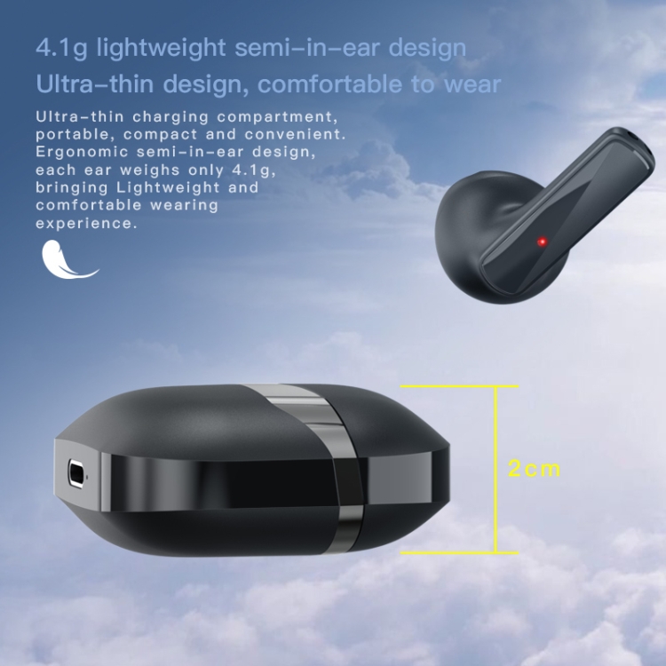FLOVEME YXF225886 AIR1 TWS Stereo Wireless Bluetooth Earphone(Black) FLOVEME YXF225886 AIR1 TWS Stereo Wireless Bluetooth Earphone(Black)