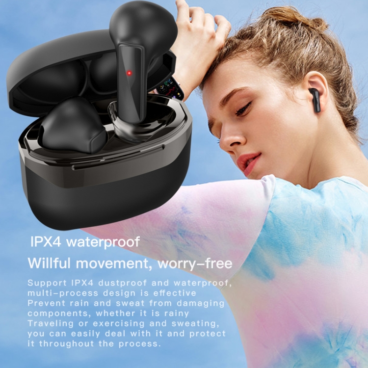 FLOVEME YXF225886 AIR1 TWS Stereo Wireless Bluetooth Earphone(Black) FLOVEME YXF225886 AIR1 TWS Stereo Wireless Bluetooth Earphone(Black)