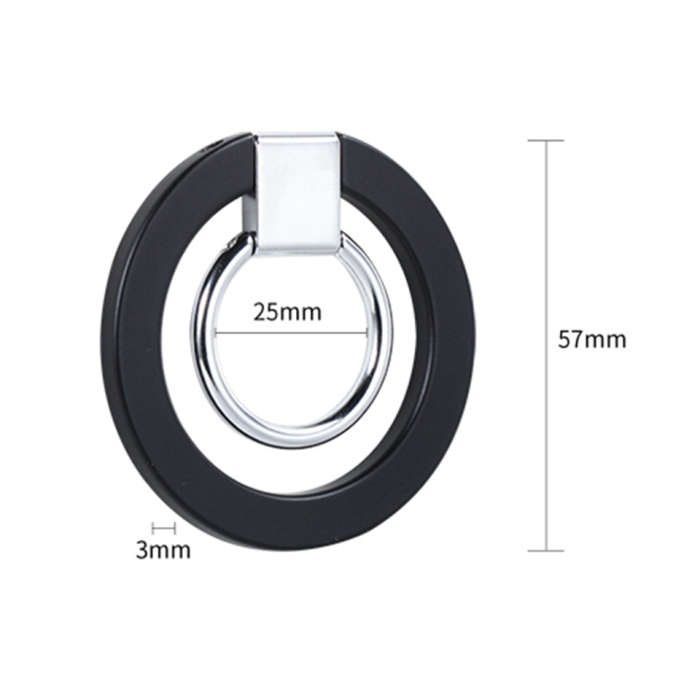 wlons Magnetic 360 Degree Rotatable Mobile Phone Ring Holder(Black) wlons Magnetic 360 Degree Rotatable Mobile Phone Ring Holder(Black)