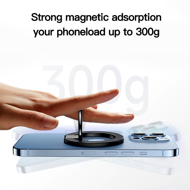 wlons Magnetic 360 Degree Rotatable Mobile Phone Ring Holder(Black) wlons Magnetic 360 Degree Rotatable Mobile Phone Ring Holder(Black)