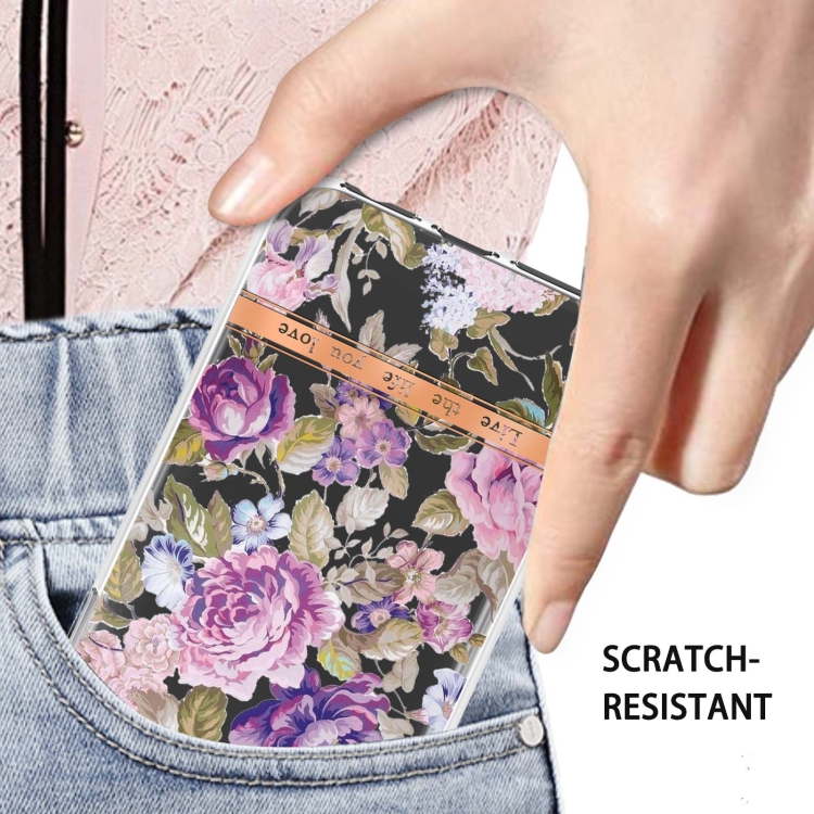 For iPhone SE 2022 / SE 2020 / 8 / 7 Flowers and Plants Series IMD TPU Phone Case(Green Gardenia) For iPhone SE 2022 / SE 2020 / 8 / 7 Flowers and Plants Series IMD TPU Phone Case(Green Gardenia)