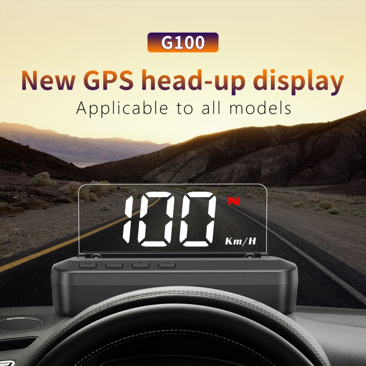 G100 Car HD GPS Pantalla de cabeza Sistema HUD - 3