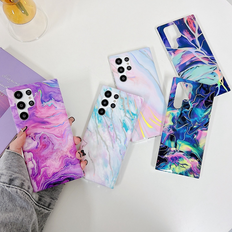 For Samsung Galaxy S22+ 5G Laser Marble TPU Phone Case(Fantasy) For Samsung Galaxy S22+ 5G Laser Marble TPU Phone Case(Fantasy)