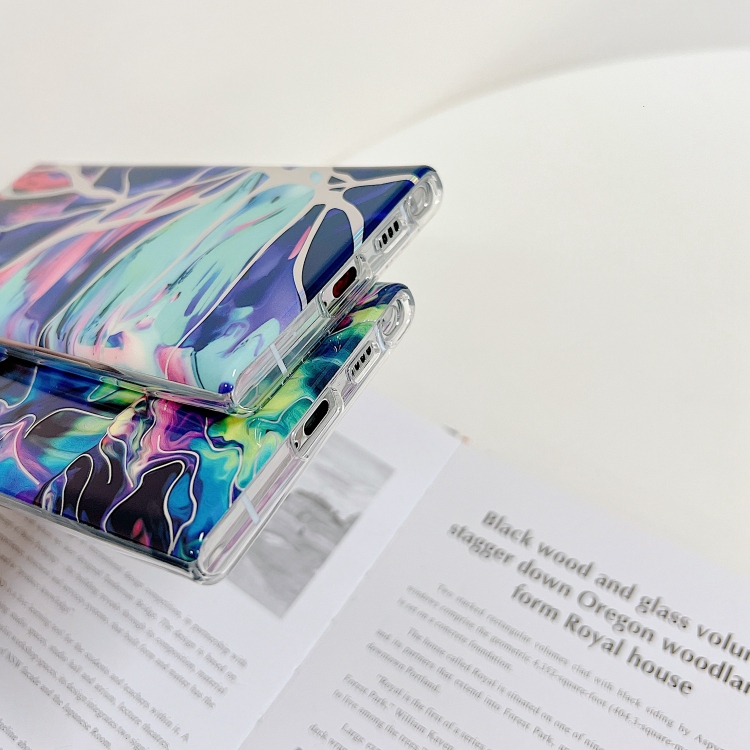 For Samsung Galaxy S22+ 5G Laser Marble TPU Phone Case(Fantasy) For Samsung Galaxy S22+ 5G Laser Marble TPU Phone Case(Fantasy)