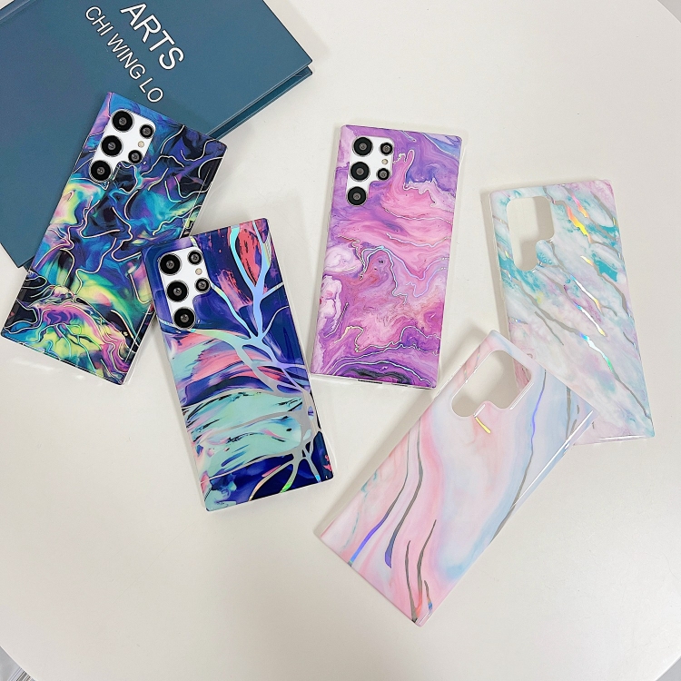 For Samsung Galaxy S22+ 5G Laser Marble TPU Phone Case(Fantasy) For Samsung Galaxy S22+ 5G Laser Marble TPU Phone Case(Fantasy)