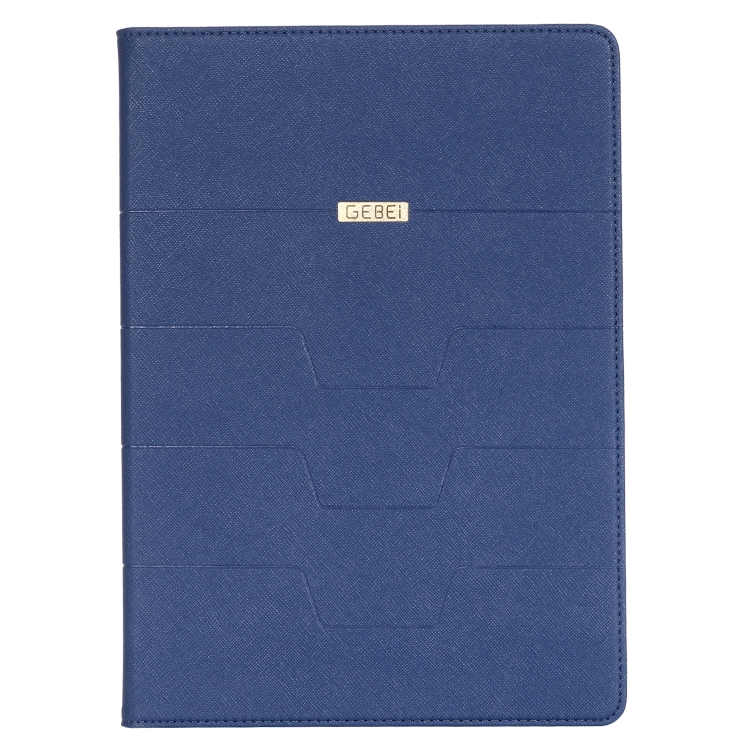 For iPad 9.7 inch (2017) GEBEI PU+TPU Horizontal Flip Leather Case with Holder & Card Slots(Blue) For iPad 9.7 inch (2017) GEBEI PU+TPU Horizontal Flip Leather Case with Holder & Card Slots(Blue)