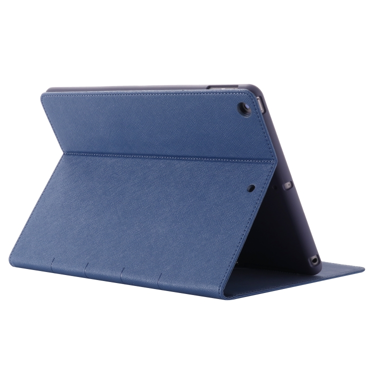 For iPad 9.7 inch (2017) GEBEI PU+TPU Horizontal Flip Leather Case with Holder & Card Slots(Blue) For iPad 9.7 inch (2017) GEBEI PU+TPU Horizontal Flip Leather Case with Holder & Card Slots(Blue)