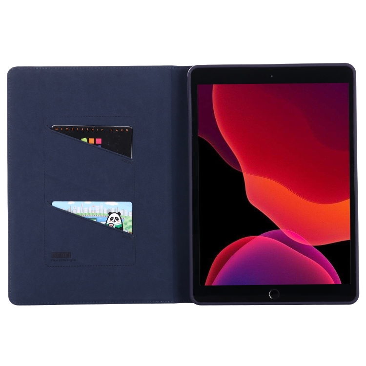 For iPad 9.7 inch (2017) GEBEI PU+TPU Horizontal Flip Leather Case with Holder & Card Slots(Blue) For iPad 9.7 inch (2017) GEBEI PU+TPU Horizontal Flip Leather Case with Holder & Card Slots(Blue)