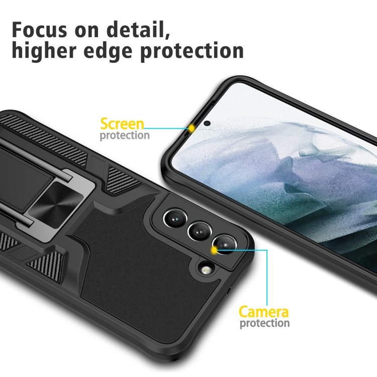 For Samsung Galaxy S22 5G Armor 2 in 1 PC + TPU Magnetic Phone Case(Black) For Samsung Galaxy S22 5G Armor 2 in 1 PC + TPU Magnetic Phone Case(Black)